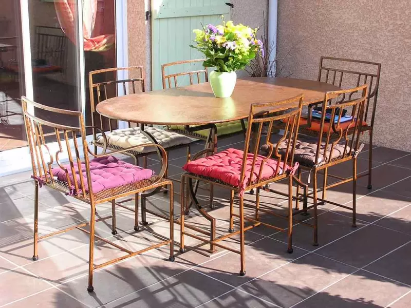 Salon de jardin, Hyères, Le Fer Chez Soi