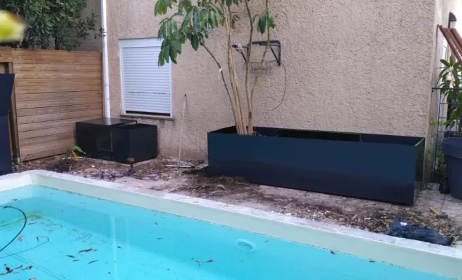 Création de jardinières sur mesure en tôle à La Valette 