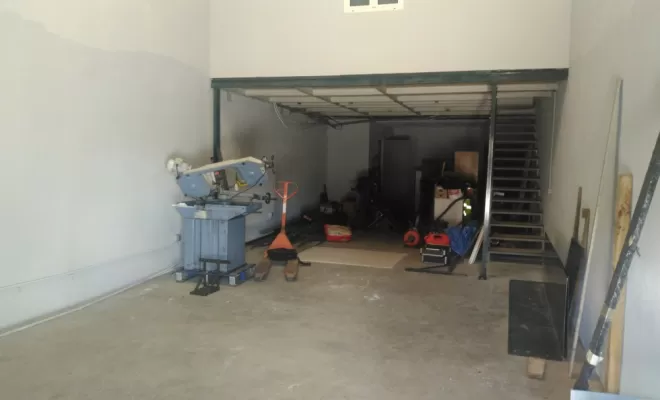 L'atelier en cours d'aménagement 